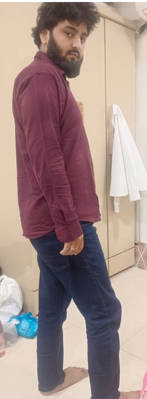 A fitness enthusiast, after their nutrition program